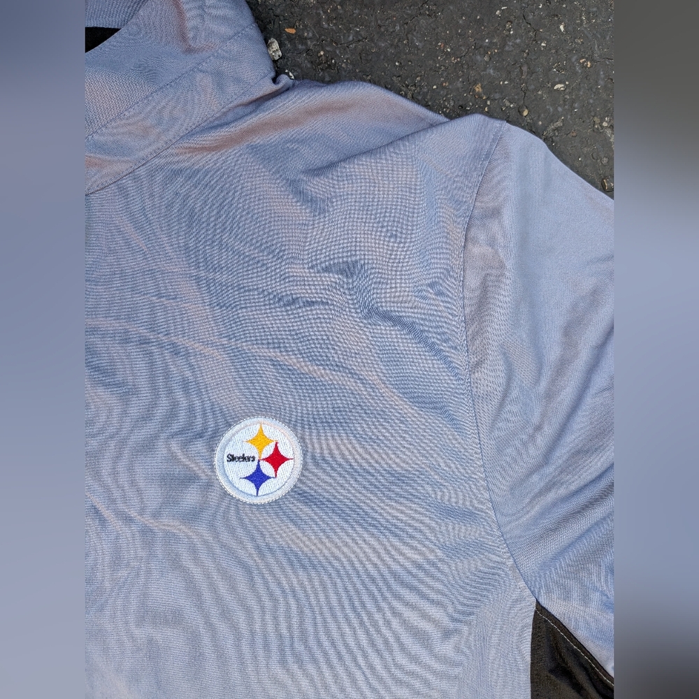 Pittsburgh Steelers Grey Polo Men's XL